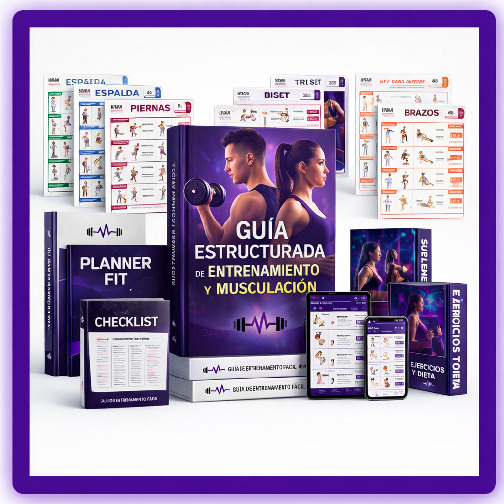 Guía Estructurada de Entrenamiento y Musculación +🎁 5 BONOS REGALO