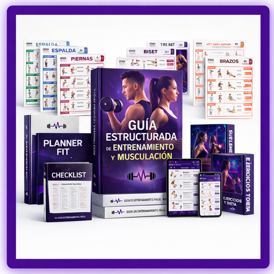 Guía Estructurada de Entrenamiento y Musculación +🎁 5 BONOS REGALO